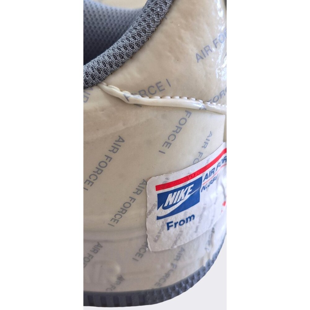 Nike Air Force 1 Experimental “Postal Ghost” USPS White Sneakers – US Size 7.5 - Picture 8 of 16